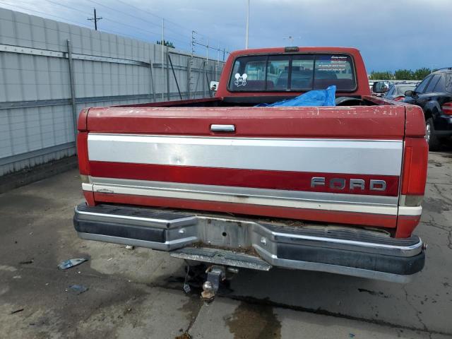 2FTHF25G5MCB09104 - 1991 FORD F250 RED photo 6