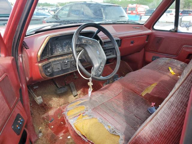 2FTHF25G5MCB09104 - 1991 FORD F250 RED photo 8