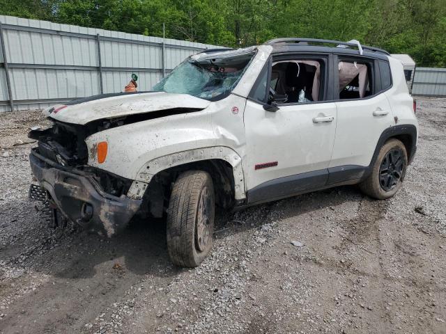 ZACCJBCB2JPH37411 - 2018 JEEP RENEGADE TRAILHAWK WHITE photo 1