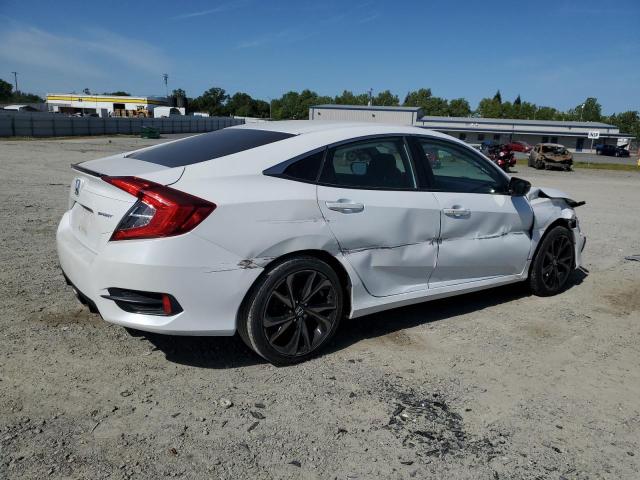 2HGFC2F81LH530988 - 2020 HONDA CIVIC SPORT WHITE photo 3