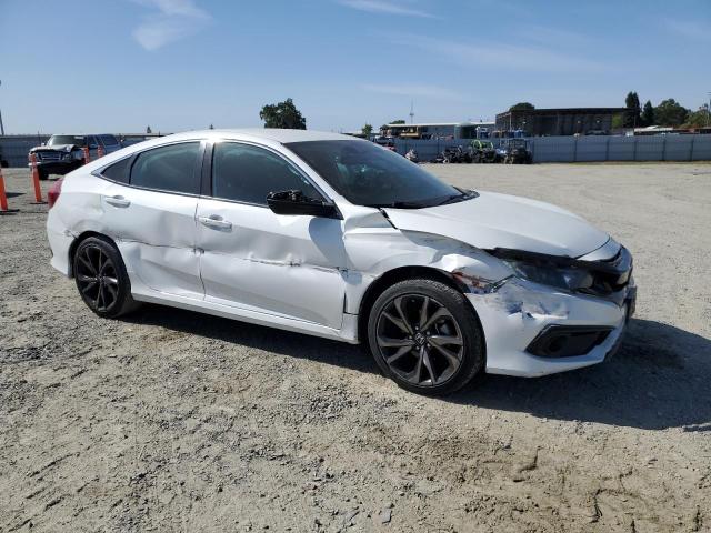 2HGFC2F81LH530988 - 2020 HONDA CIVIC SPORT WHITE photo 4