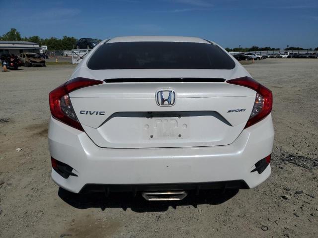 2HGFC2F81LH530988 - 2020 HONDA CIVIC SPORT WHITE photo 6