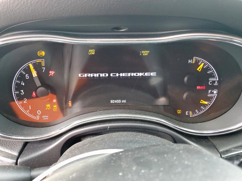 1C4RJFLG3HC627074 - 2017 JEEP GRAND CHER TRAILHAWK ნაცრისფერი ფოტო 9