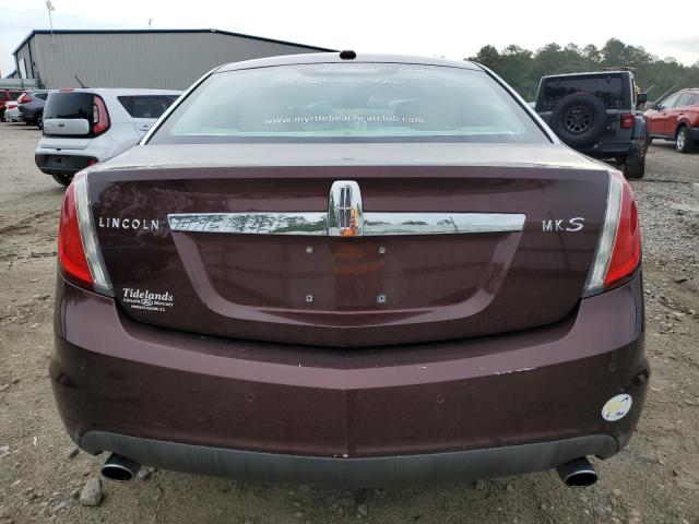 1LNHL9DR0AG610329 - 2010 LINCOLN MKS BURGUNDY photo 6