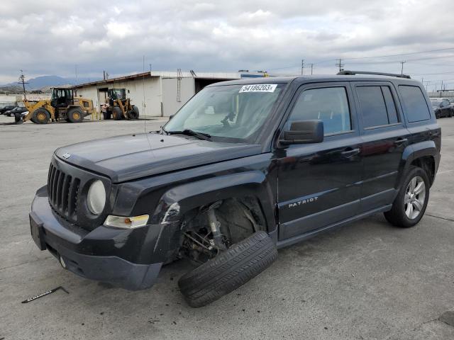 1C4NJPFB7ED822945 - 2014 JEEP PATRIOT LATITUDE GRAY photo 1