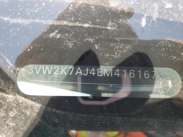 3VW2K7AJ4EM416167 - 2014 VOLKSWAGEN JETTA BASE 白色 照片 12