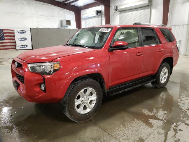 JTEBU5JR1K5634765 - 2019 TOYOTA 4RUNNER SR5 RED photo 1