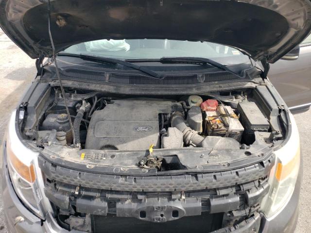 1FM5K8D8XDGA05407 - 2013 FORD EXPLORER XLT ნაცრისფერი ფოტო 12