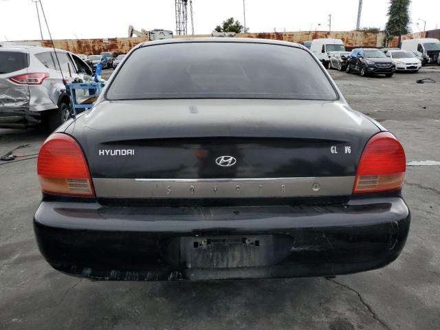 KMHWF35V11A425961 - 2001 HYUNDAI SONATA GLS BLACK photo 6