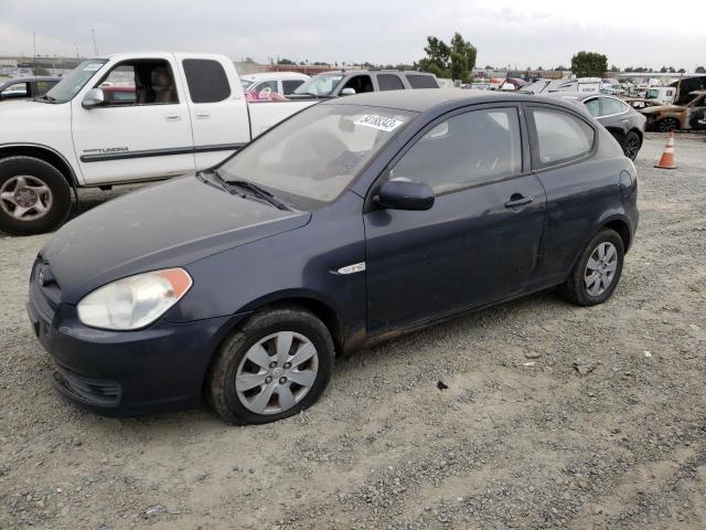 KMHCM3AC7AU181017 - 2010 HYUNDAI ACCENT BLUE GRAY photo 1