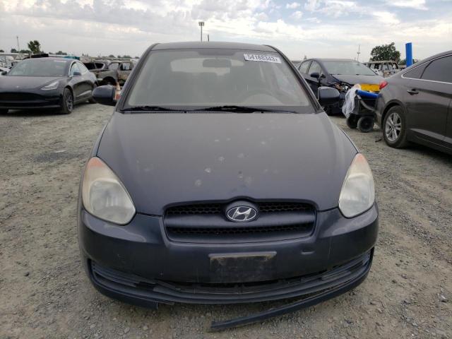 KMHCM3AC7AU181017 - 2010 HYUNDAI ACCENT BLUE GRAY photo 5