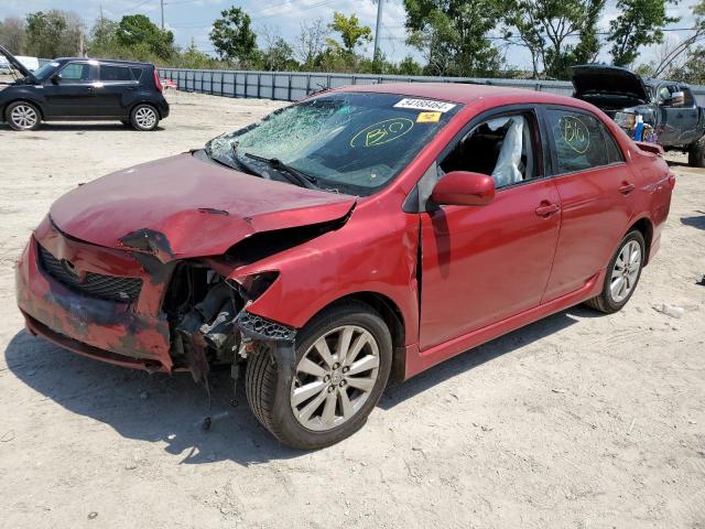 1NXBU40E79Z117009 - 2009 TOYOTA COROLLA BASE RED photo 1