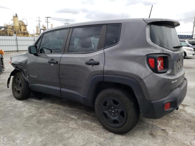 ZACNJBAB8KPK03839 - 2019 JEEP RENEGADE SPORT GRAY photo 2