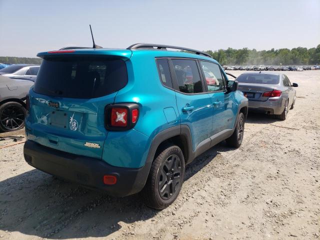 ZACNJBAB7LPL26405 - 2020 JEEP RENEGADE SPORT TEAL photo 3