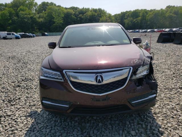 5FRYD3H42EB001576 - 2014 ACURA MDX TECHNOLOGY RED photo 5