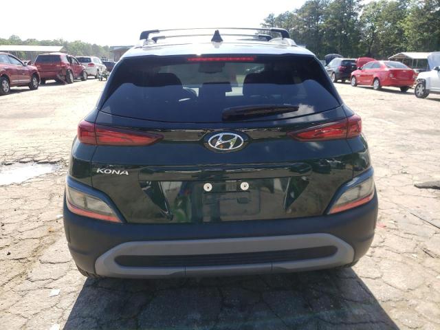 KM8K62AB1NU878521 - 2022 HYUNDAI KONA SEL BLACK photo 6