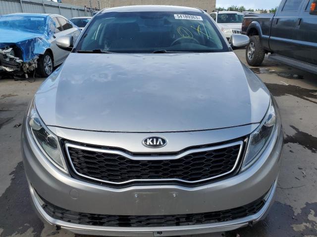 KNAGM4AD5C5022351 - 2012 KIA OPTIMA HYBRID GRAY photo 5