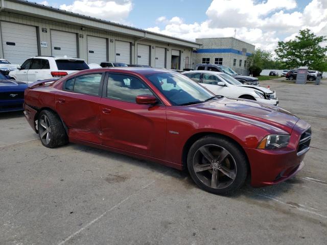 2C3CDXHG7EH239757 - 2014 DODGE CHARGER SXT BURGUNDY photo 4