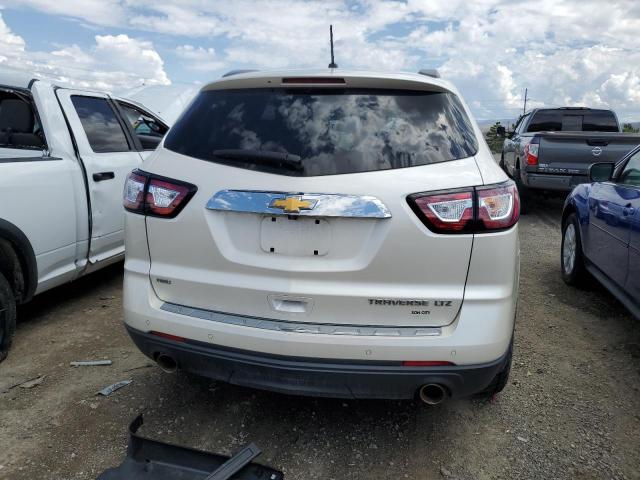 1GNKVJKD1EJ193882 - 2014 CHEVROLET TRAVERSE LTZ WHITE photo 6