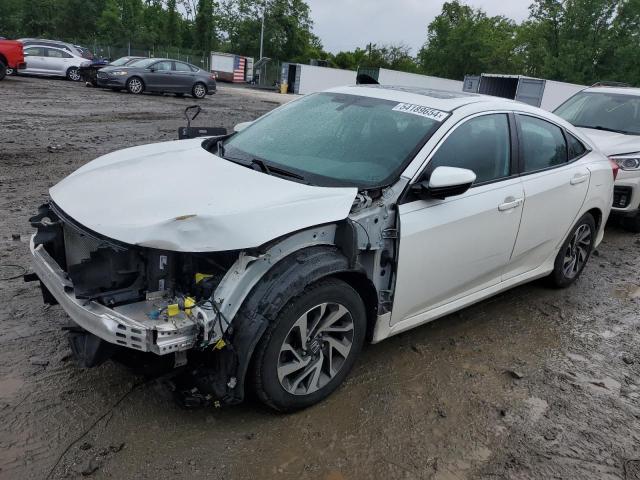 19XFC2F71GE225448 - 2016 HONDA CIVIC EX WHITE photo 1