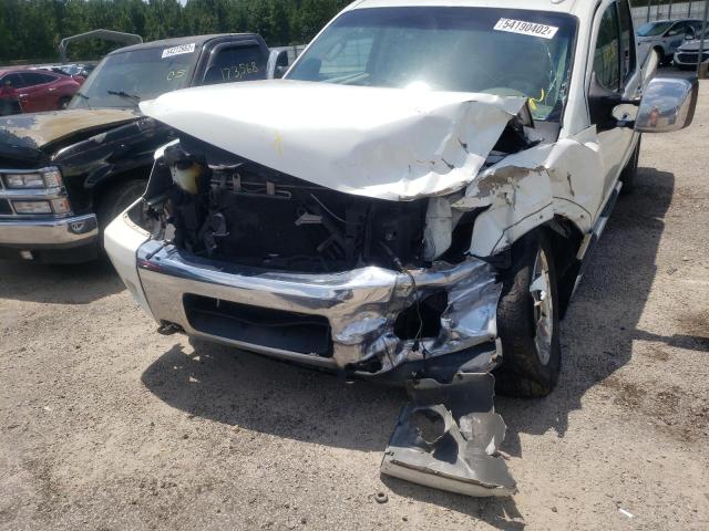 1N6BA0ED1DN309290 - 2013 NISSAN TITAN S WHITE photo 9