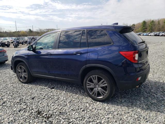 5FNYF8H58MB041855 - 2021 HONDA PASSPORT EXL أزرق صورة 2