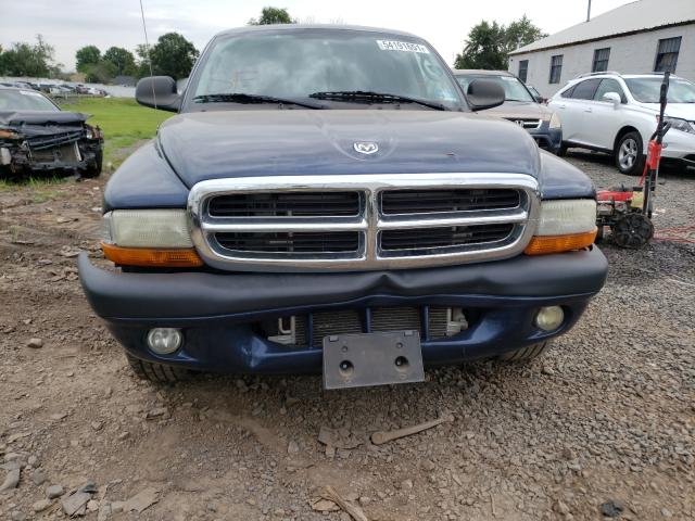 1D7HL38NX4S661093 - 2004 DODGE DAKOTA QUAD SPORT BLUE photo 9