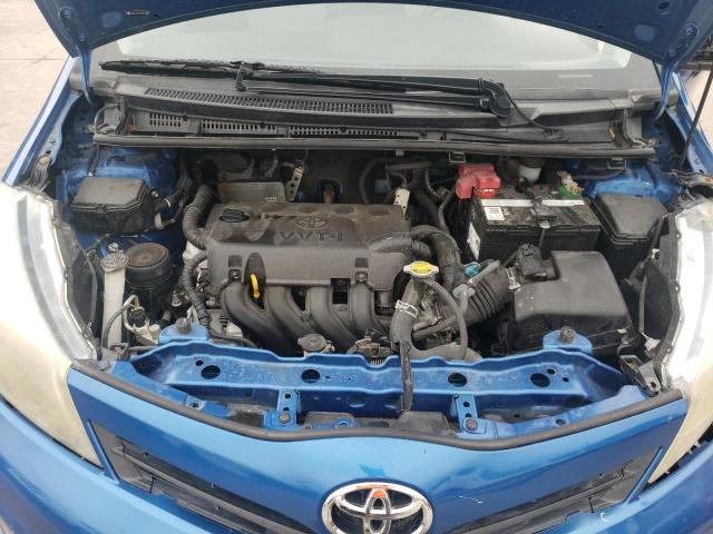 JTDKTUD37DD551097 - 2013 TOYOTA YARIS BLUE photo 11