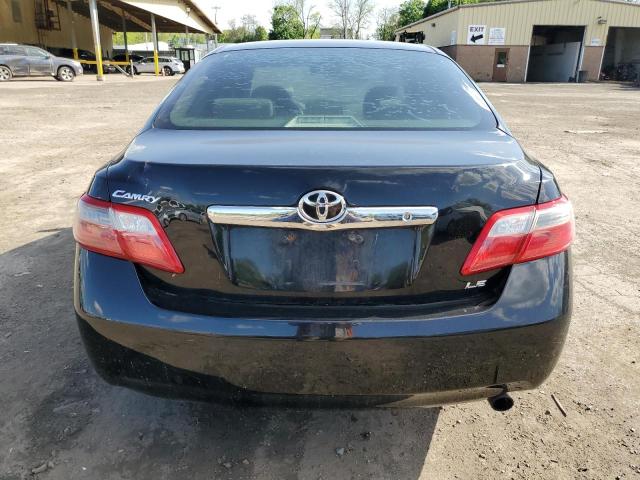 4T1BE46K67U077206 - 2007 TOYOTA CAMRY CE BLACK photo 6