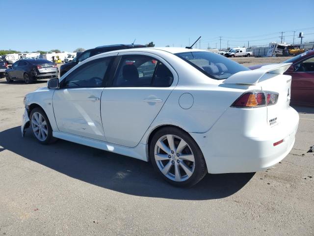 JA32U8FW6EU020260 - 2014 MITSUBISHI LANCER GT WHITE photo 2