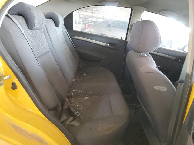 KL1TD56607B046086 - 2007 CHEVROLET AVEO BASE YELLOW photo 10
