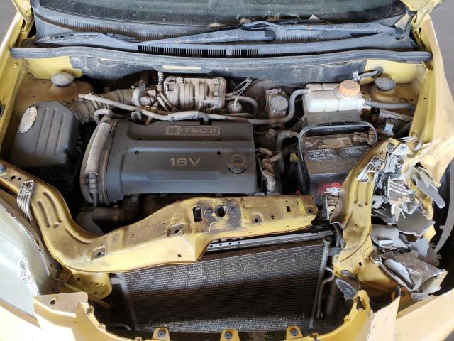 KL1TD56607B046086 - 2007 CHEVROLET AVEO BASE YELLOW photo 11