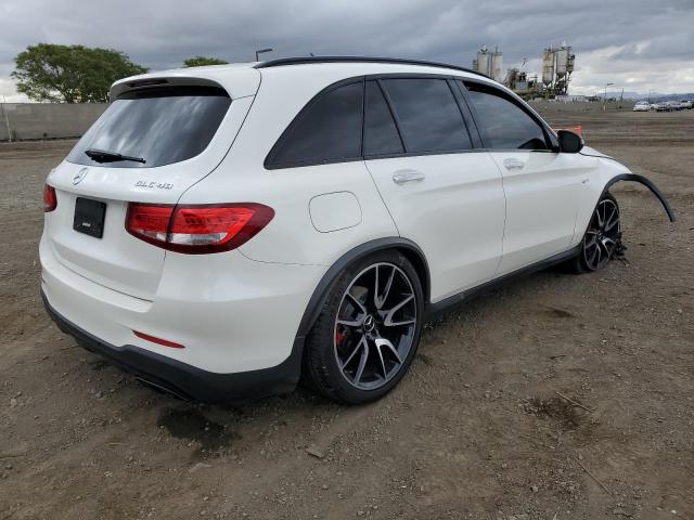 WDC0G6EB5JF378588 - 2018 MERCEDES-BENZ GLC 43 4MATIC AMG WHITE photo 3