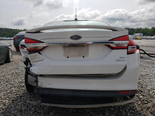 3FA6P0HD9HR122841 - 2017 FORD FUSION SE WHITE photo 6