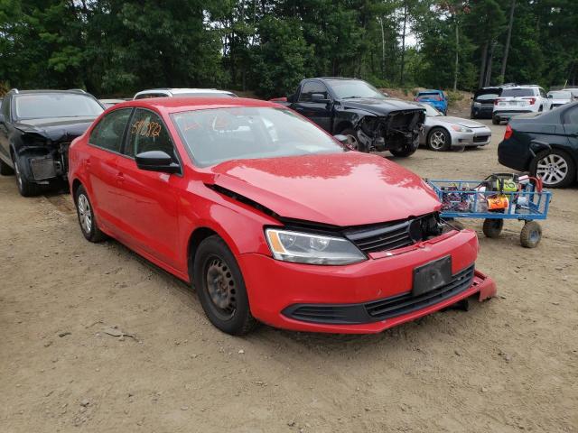 3VW1K7AJ1EM351709 - 2014 VOLKSWAGEN JETTA BASE Qırmızı foto 1