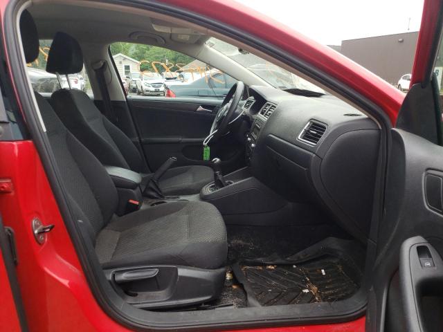 3VW1K7AJ1EM351709 - 2014 VOLKSWAGEN JETTA BASE Qırmızı foto 5