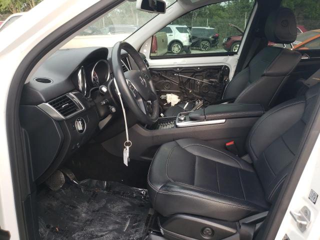 4JGDA5HB2FA442925 - 2015 MERCEDES-BENZ ML 350 4MATIC WHITE photo 7