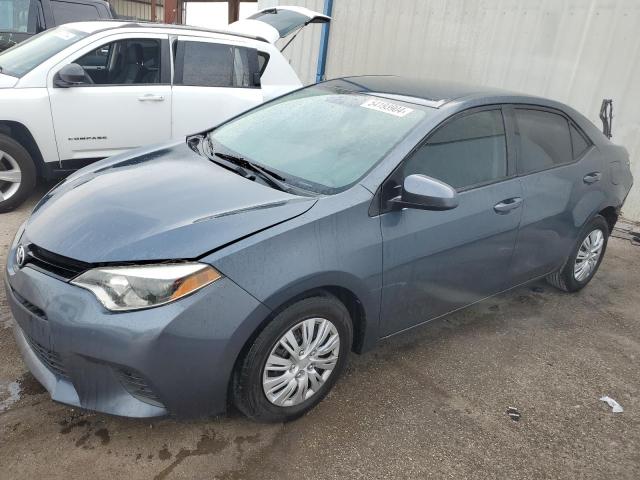 2T1BURHE5EC063903 - 2014 TOYOTA COROLLA L GRAY photo 1