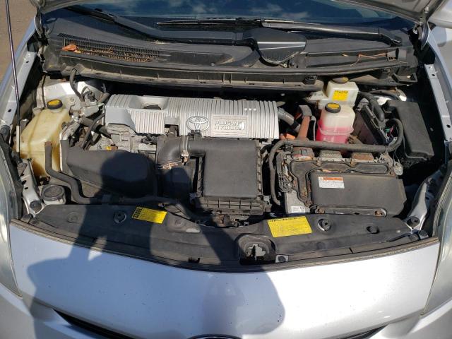 JTDKN3DP6D3038646 - 2013 TOYOTA PRIUS PLUG ვერცხლისფერი ფოტო 11