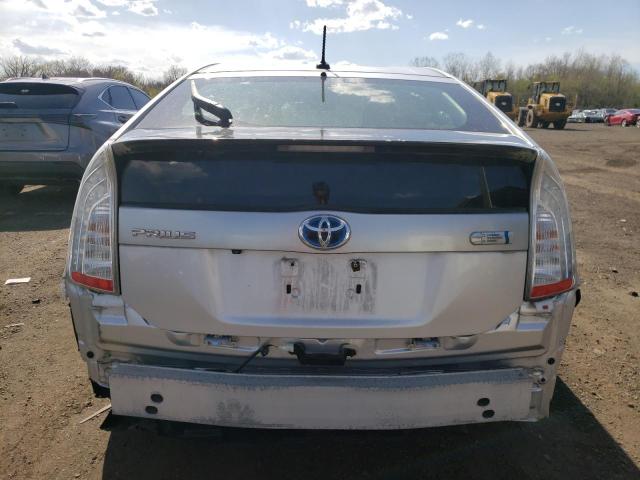 JTDKN3DP6D3038646 - 2013 TOYOTA PRIUS PLUG ვერცხლისფერი ფოტო 6