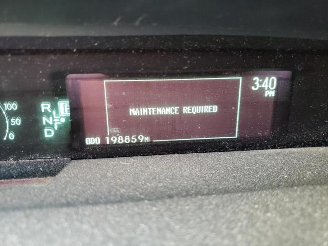 JTDKN3DP6D3038646 - 2013 TOYOTA PRIUS PLUG ვერცხლისფერი ფოტო 9