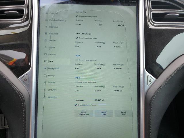 5YJSA1E20FF117464 - 2015 TESLA MODEL S BROWN photo 9