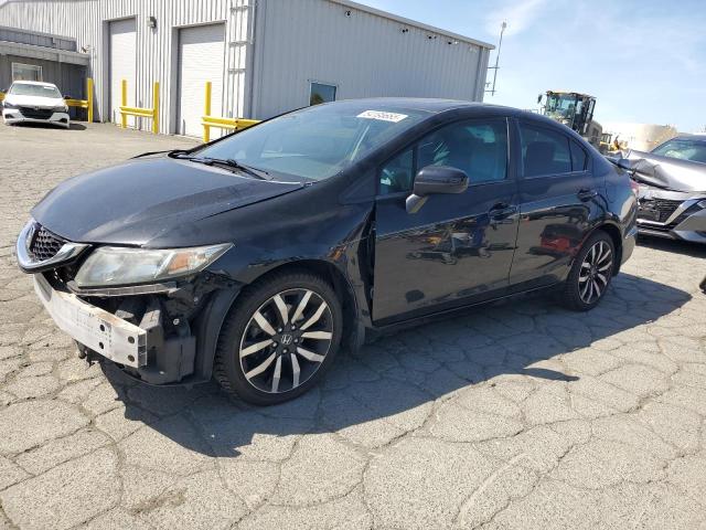 19XFB2F96EE012416 - 2014 HONDA CIVIC EXL BLACK photo 1