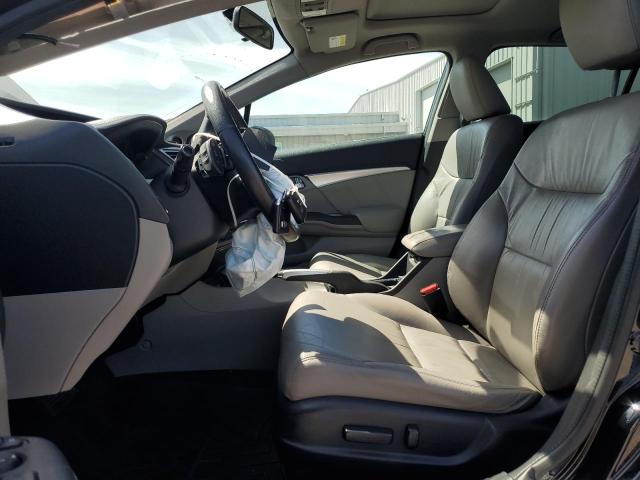 19XFB2F96EE012416 - 2014 HONDA CIVIC EXL BLACK photo 7