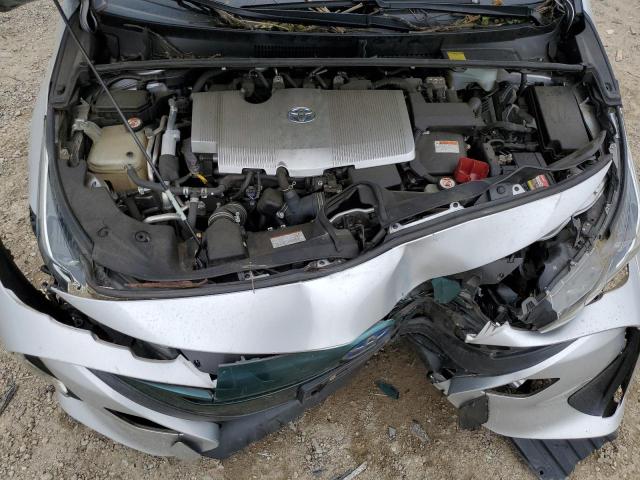 JTDKARFP2H3067322 - 2017 TOYOTA PRIUS PRIM ვერცხლისფერი ფოტო 11