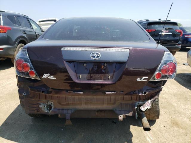 JTKDE167580257804 - 2008 TOYOTA SCION TC BURGUNDY photo 6