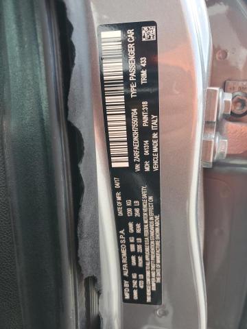 ZARFAEDN3H7550764 - 2017 ALFA ROMEO GIULIA Q4 银色 照片 12