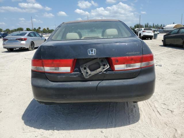 1HGCM56363A121373 - 2003 HONDA ACCORD LX BLACK photo 6