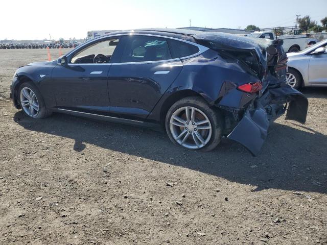 5YJSA1H10EFP36874 - 2014 TESLA MODEL S ლურჯი ფოტო 2