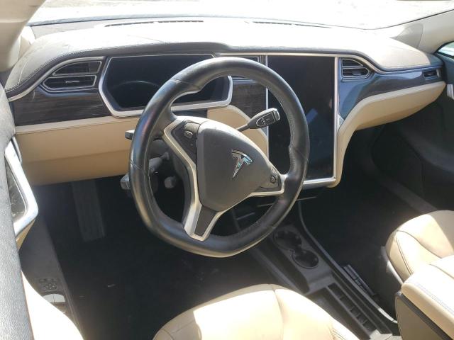 5YJSA1H10EFP36874 - 2014 TESLA MODEL S ლურჯი ფოტო 8